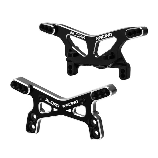 INJORA Amortisseurs Huile Aluminium Pour Losi Micro-B 1/24 – Avant Et Arrière – Réglage Ressort 0,4/0,45 Mm