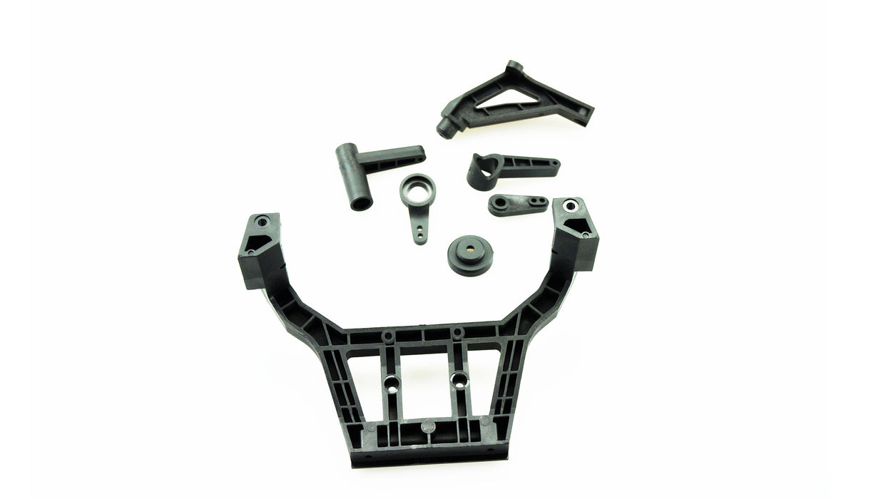 Pièces de direction et support de roue de secours pour Buggy Hammerhead 1/6