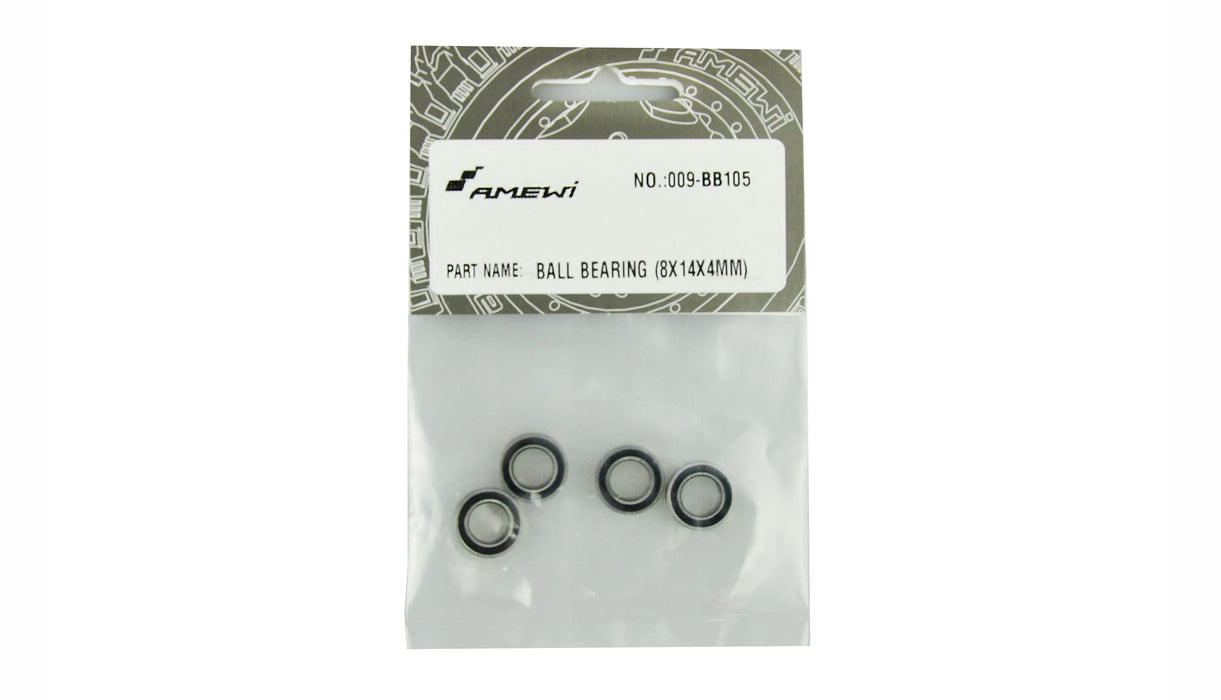 4PCS 8x14x4mm Ball Bearing for EVO-X 6000 1/10