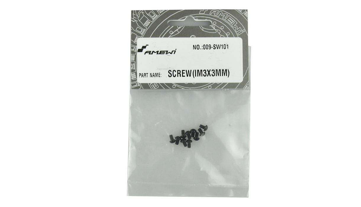 10 Stück M3x3mm Schraube für EVO-X 6000 1/10