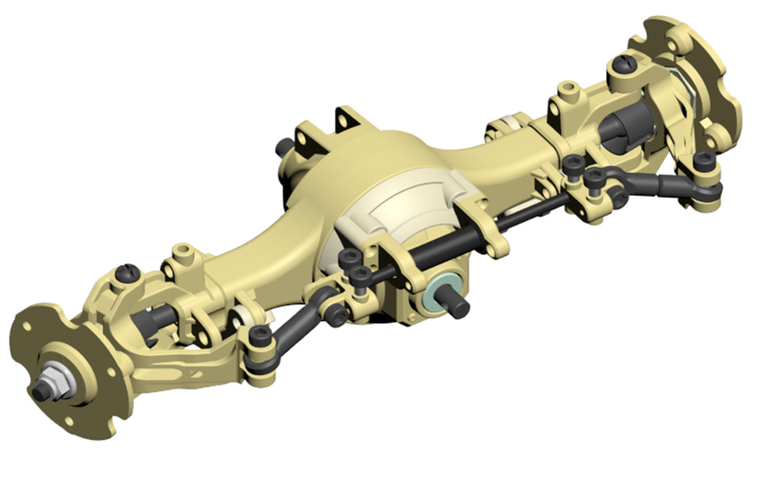 Amewi 8x8 Front Steering Axle 2 for 22390, 22436 U.S. Military Truck