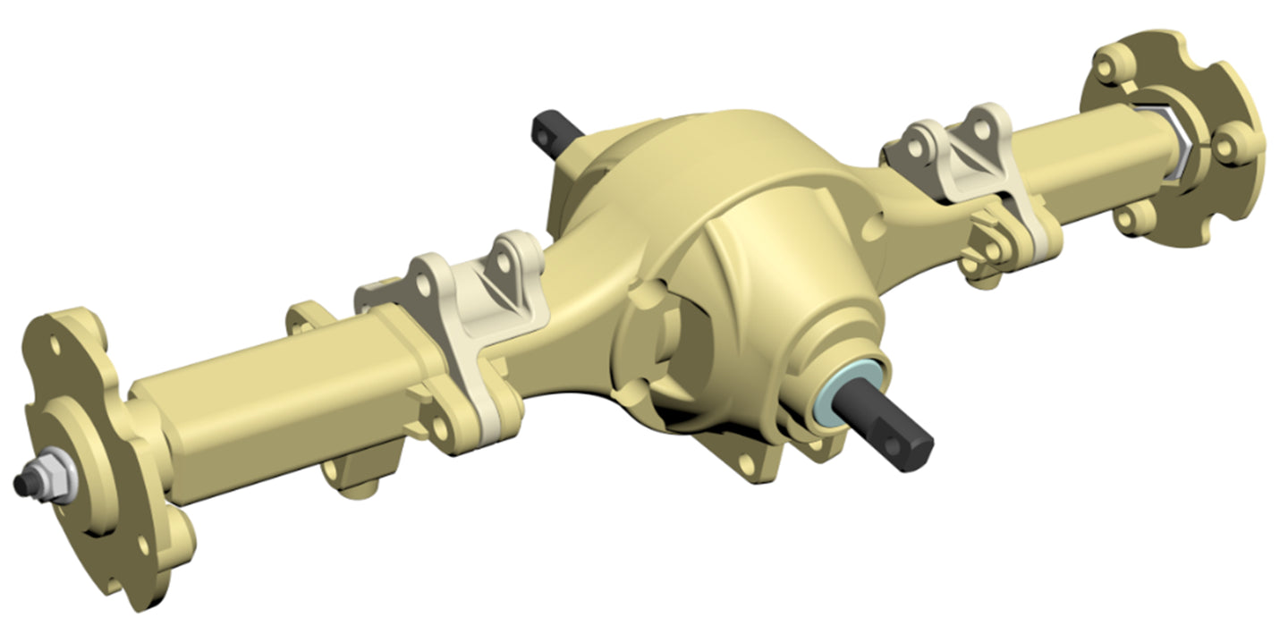 Amewi 8x8 Rear Center Axle for 22390, 22436 U.S. Military Truck
