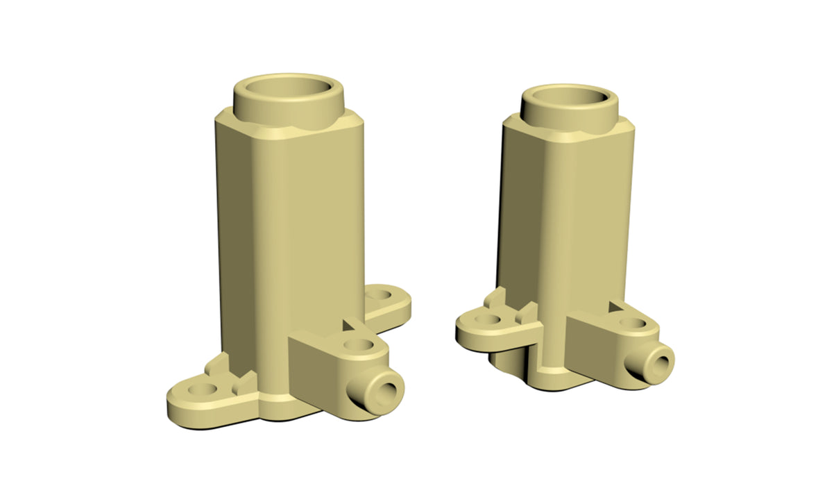 Amewi L&R Axle Connection Bases for 22390, 22436 U.S. Military Truck