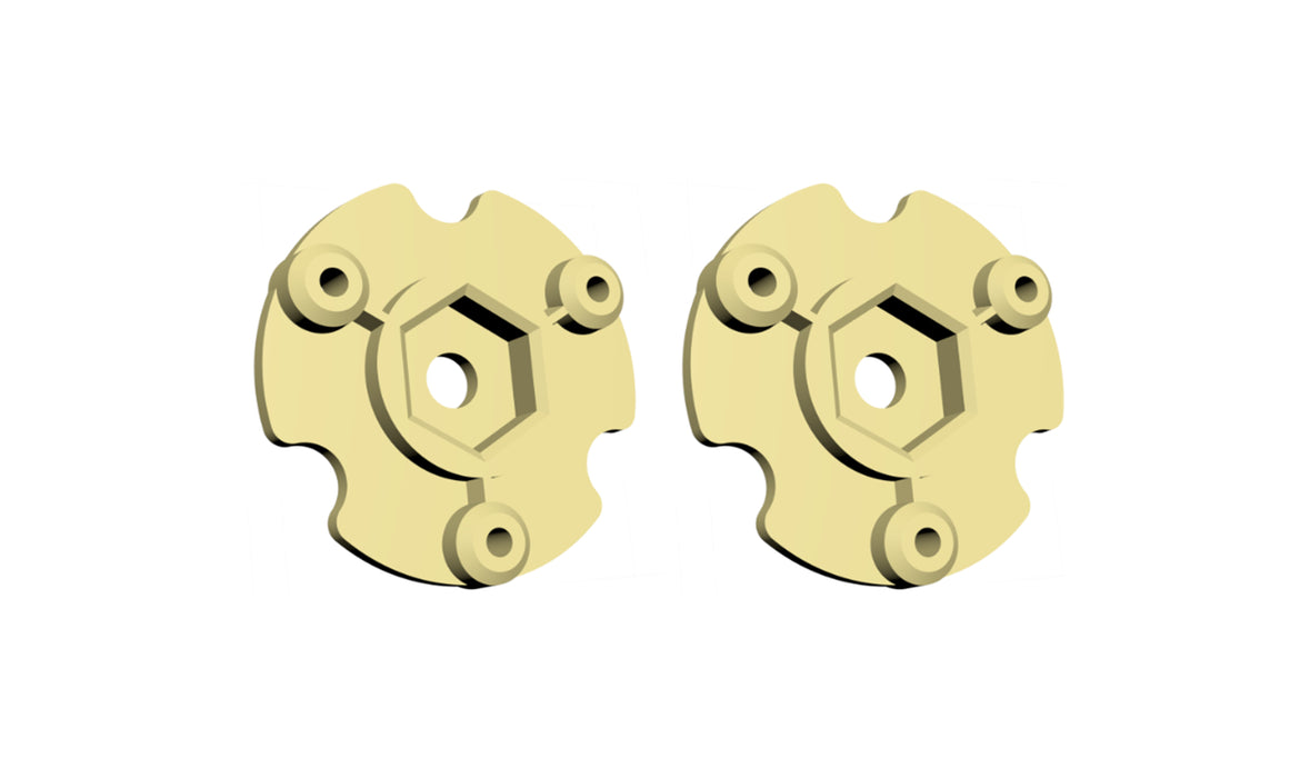 Amewi 2PCS Wheel Hub for 22390, 22436 U.S. Military Truck