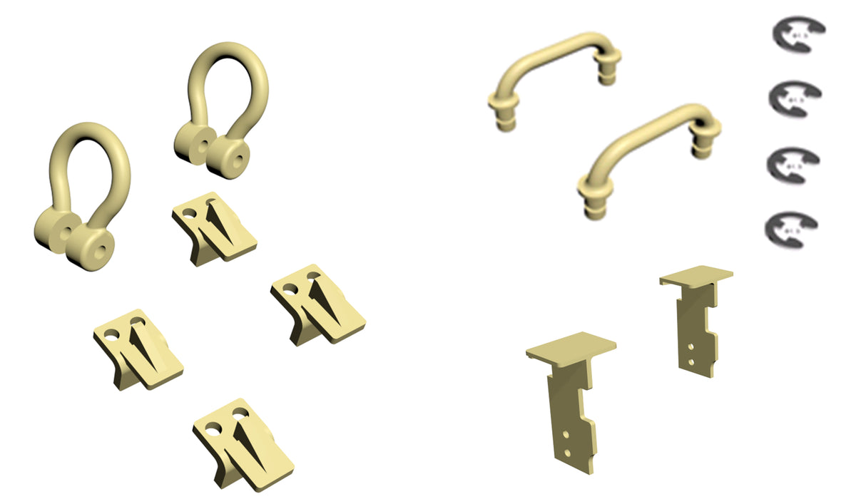 Amewi Attachments for 22390, 22436 U.S. Military Truck