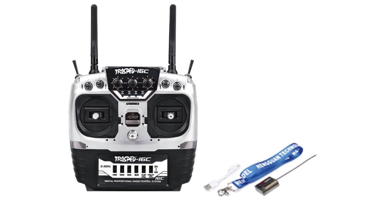 Amewi Transmitter 16 channel 2.4GHz for 22390, 22436 U.S. Military Truck