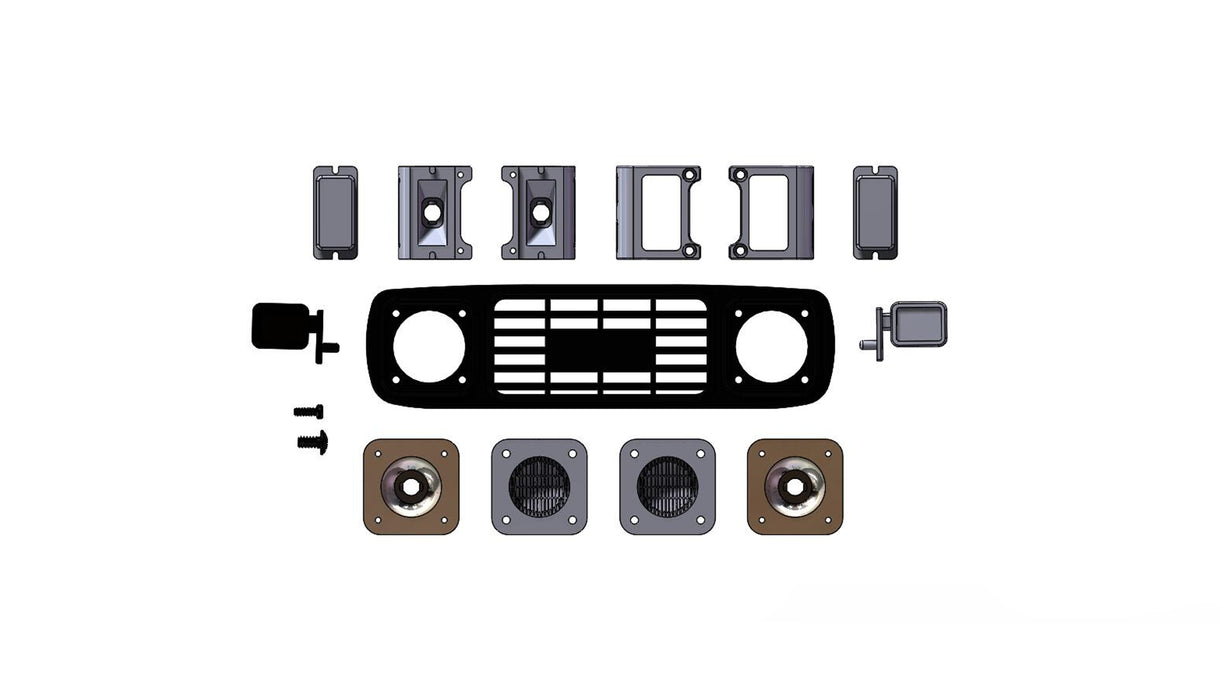 Rushmore Body Light Mount Kit for AMXRock AM18 1/18