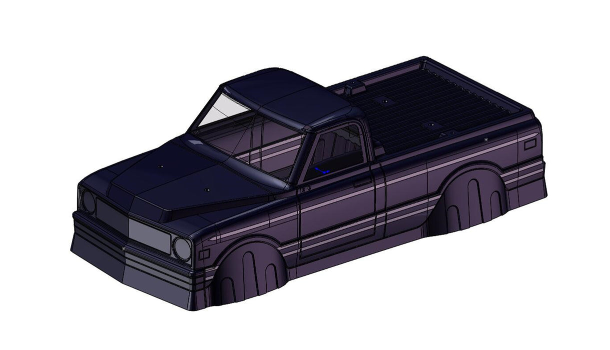 Body Shell Convoy for AMXRock AM18 1/18 (Blau, Rot)