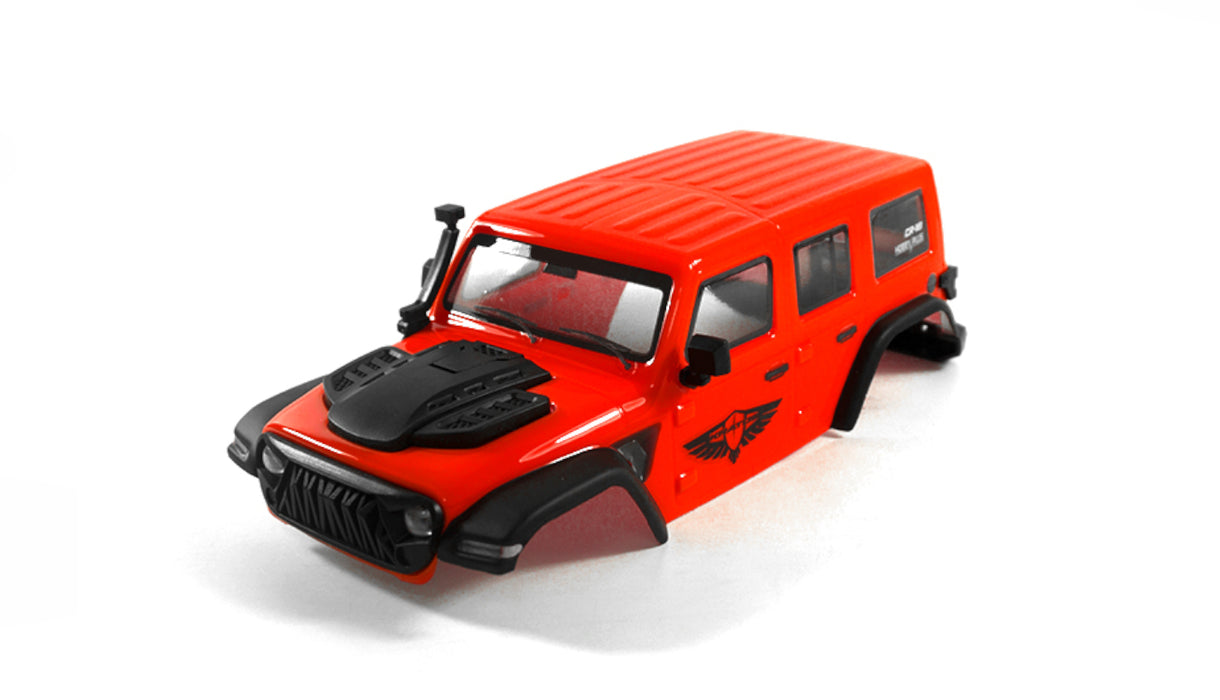 Kratos Carrosserie Lexan pour AMXRock AM18 1/18 (Rood, Geel)