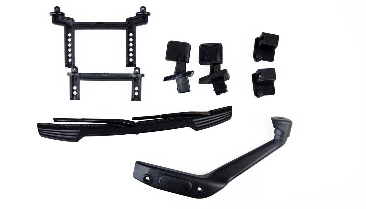 Body Mount & Attachments Set for Dirt Climbing SUV, Pick-Up 1/10