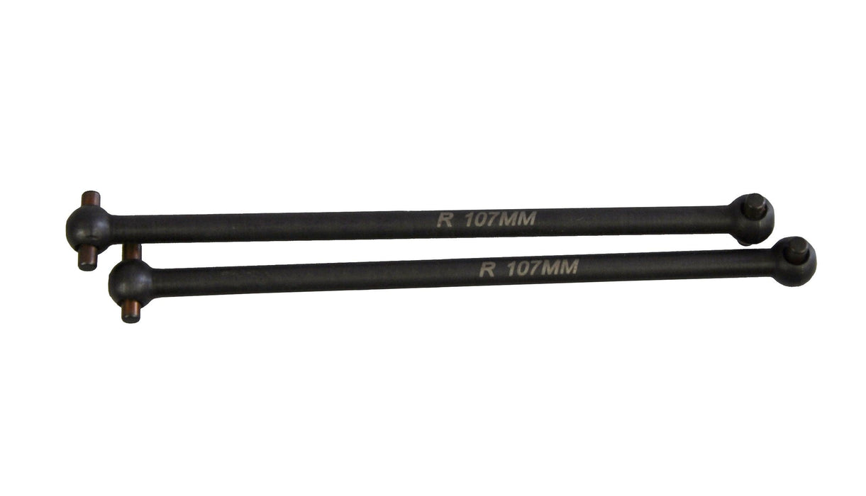 Arbres de transmission arrière 107mm, 2 pièces, pour AMX Racing HC7 1/7