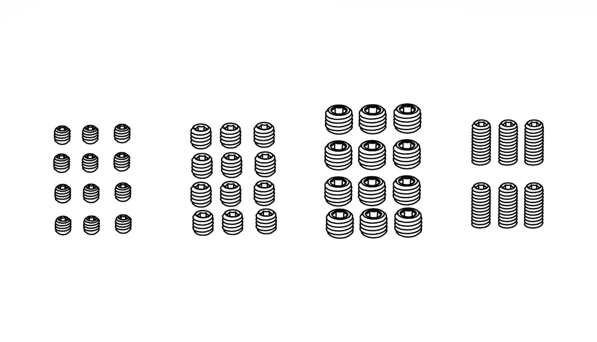 Screw Set I for AMX Racing HC7 1/7 Etc...