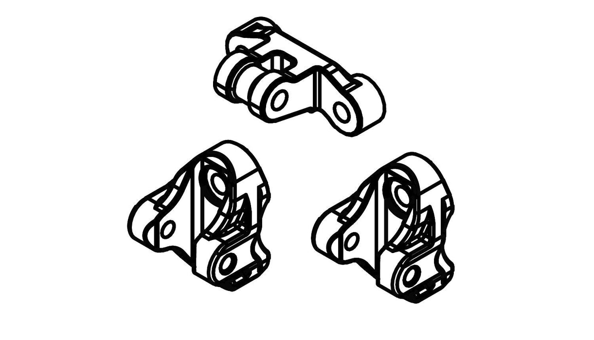 Federbein-Montageset für AMX Rock RCX8P, PS, PT 1/8 etc.