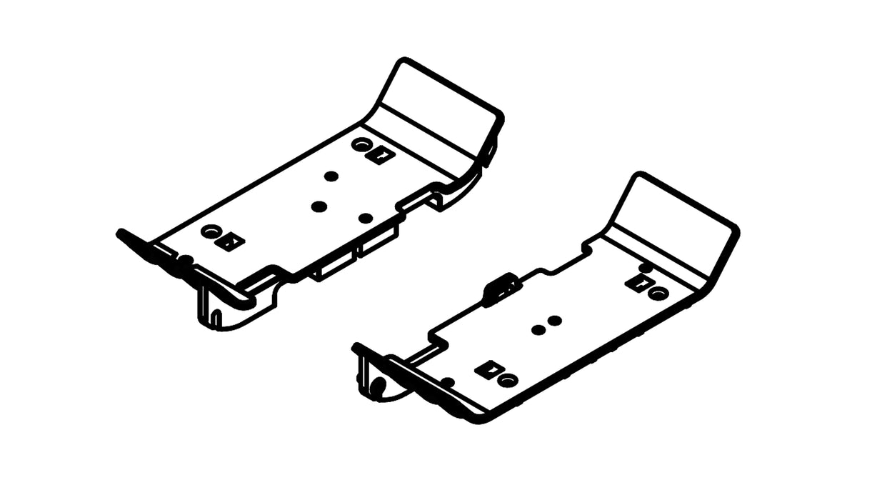 Plaques de protection gauche et droite pour AMX Rock RCX10P 1/10 Etc...