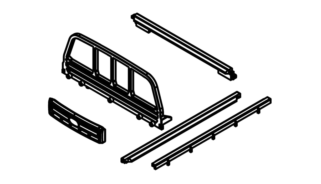 Ensemble d'accessoires de carrosserie 1 pour AMX Rock RCX10P 1/10 Etc...