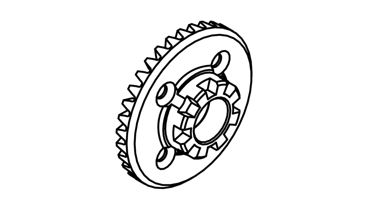 34T Differential Ring Gear for AMX Rock RCX8P, PS, PT 1/8 Etc...