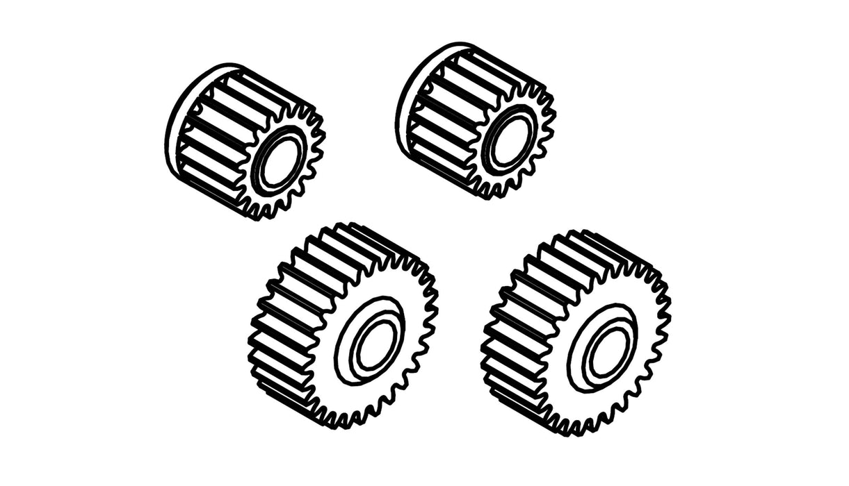 Engrenages d'essieu de portail 28Z et 18Z pour AMX Rock RCX8P, PS, PT 1/8 Etc...