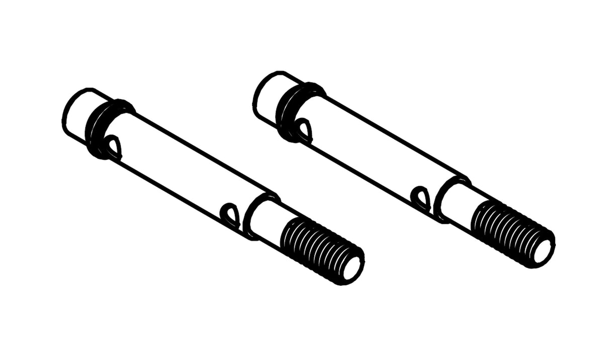 Axe de roue 2 pièces pour AMX Rock RCX8P, PS, PT 1/8 Etc...