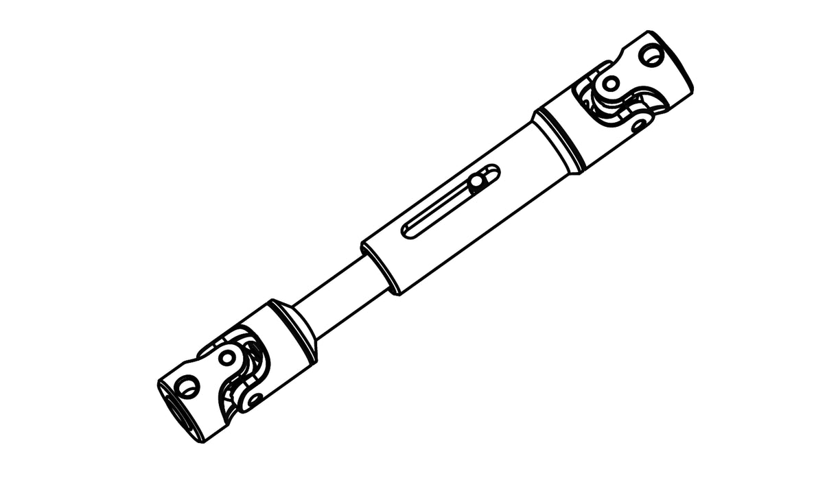 Zentraler Schaft für AMX Rock RCX10P 1/10 usw. (Aluminium)