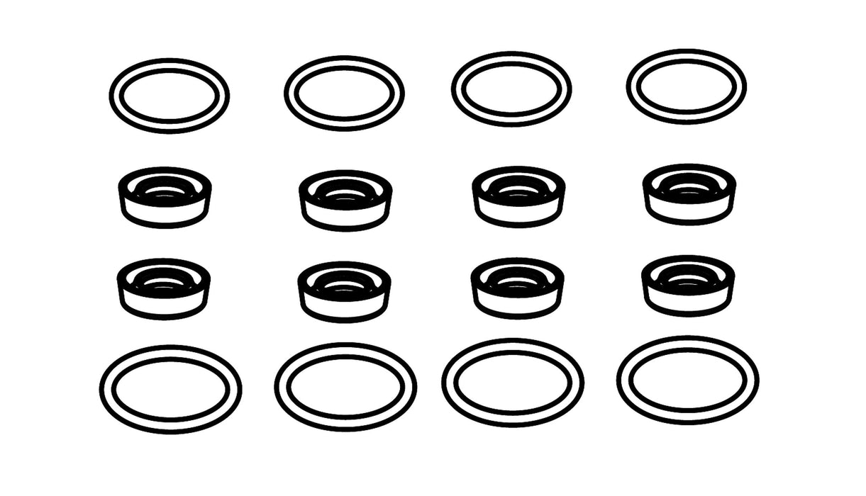 Stoßdämpfer-O-Ring-Set für AMX Rock RCX8P, PS, PT 1/8 usw.