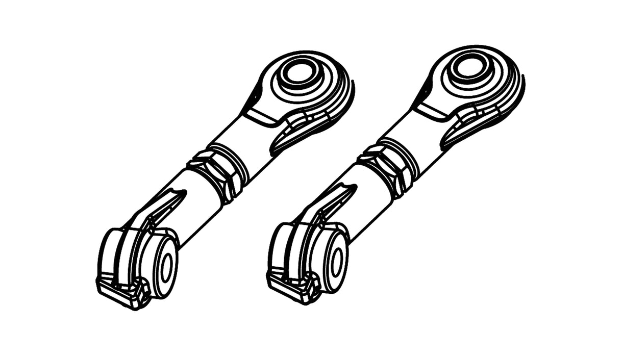 Entretoises de verrouillage arrière pour AMX Rock RCX10P 1/10 Etc...