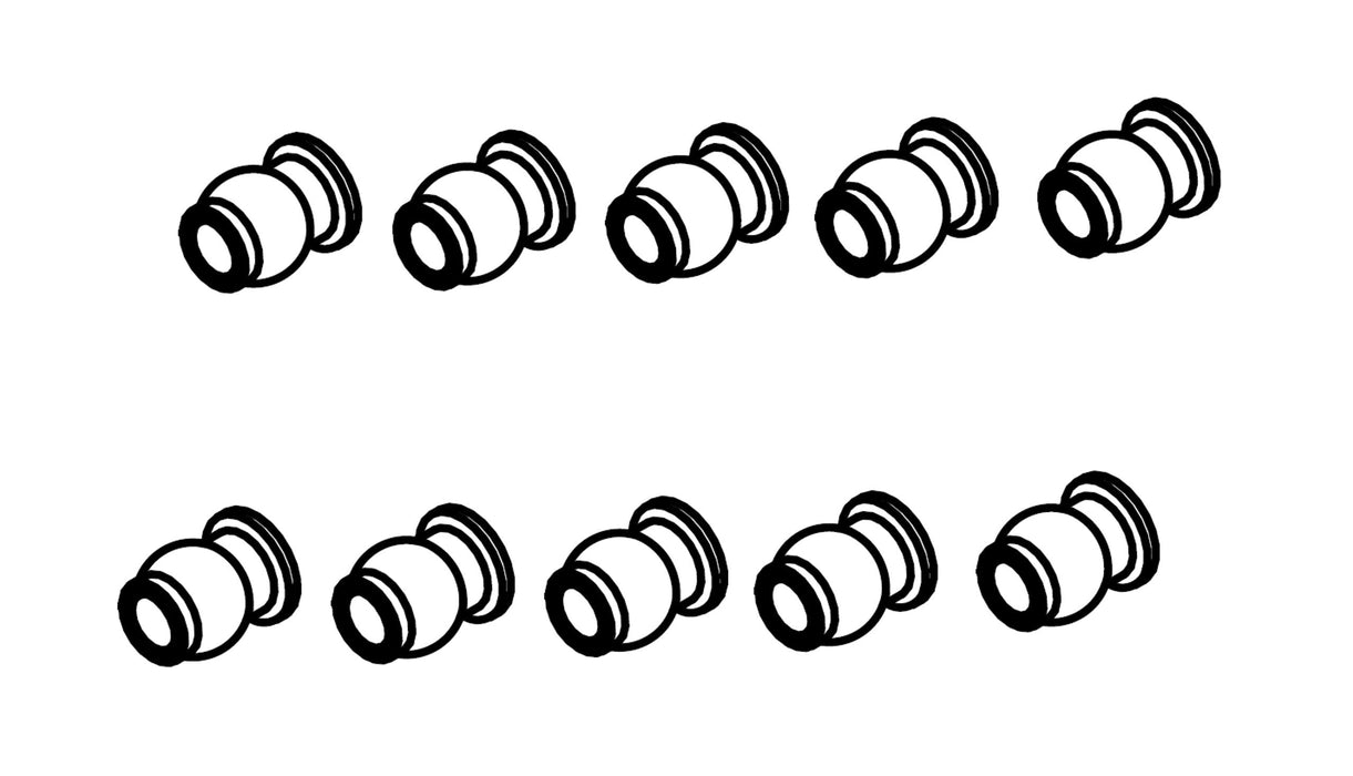 Damper Ball Heads for AMX Rock RCX8P, PS, PT 1/8 Etc...