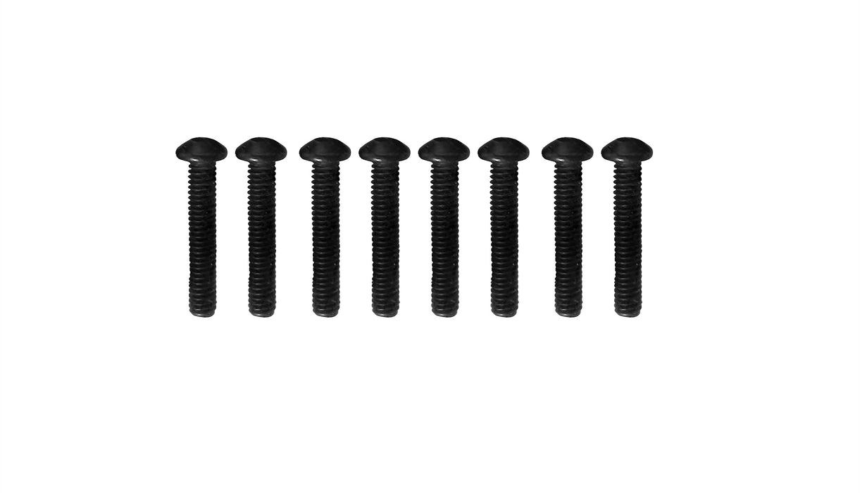 8PCS M2.5x14mm Round Head Screws for AMXROCK RCX10.3 6X6 1/10 (Metaal)