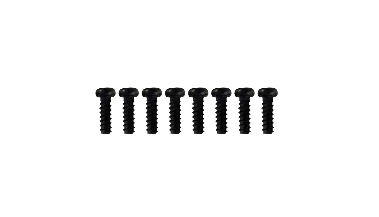 Vis à tête ronde 2.5x8mm, 8 pièces, filetage de coupe pour AMXROCK RCX10.3 6X6 1/10