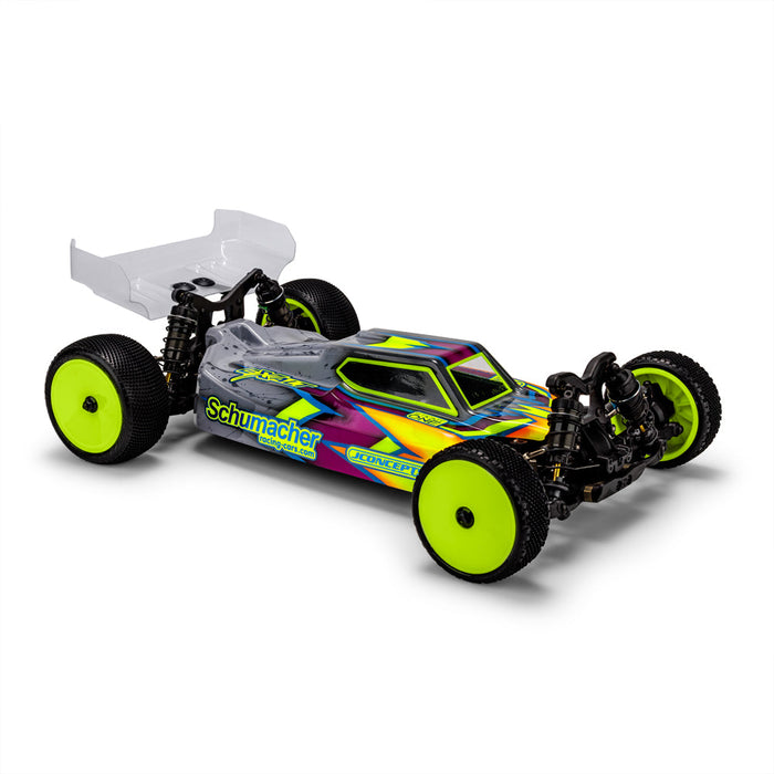 JConcepts S15 - Carrosserie Schumacher CAT PB avec Aile en Moquette, Gazon, Terre