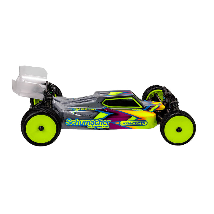 JConcepts S15 - Carrosserie Schumacher CAT PB avec Aile en Moquette, Gazon, Terre