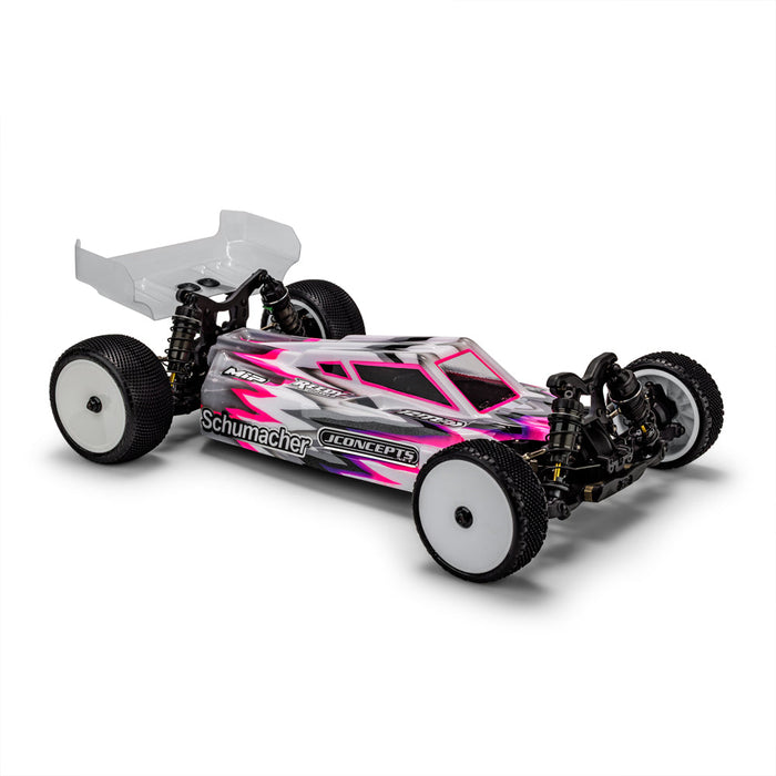 JConcepts S2 - Carrosserie Schumacher CAT PB avec aile légère pour moquette, gazon, terre