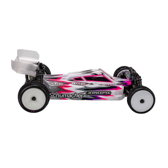 JConcepts S2 - Carrosserie Schumacher CAT PB avec aile légère pour moquette, gazon, terre