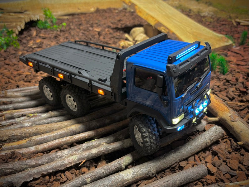 HobbyPlus CR18P Arktos 6X6 6WD Tow Truck PNP 1/18 (Blauw)