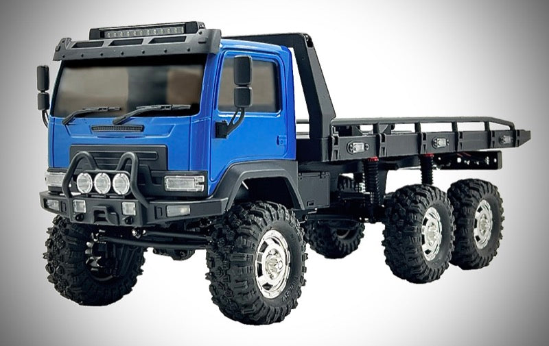 HobbyPlus CR18P Arktos 6X6 6WD Tow Truck PNP 1/18 (Blauw)