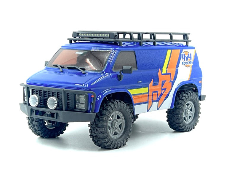 Hobby Plus CR18P EVO-V2 Rock Van 1/18 Crawler PNP (Bleu)