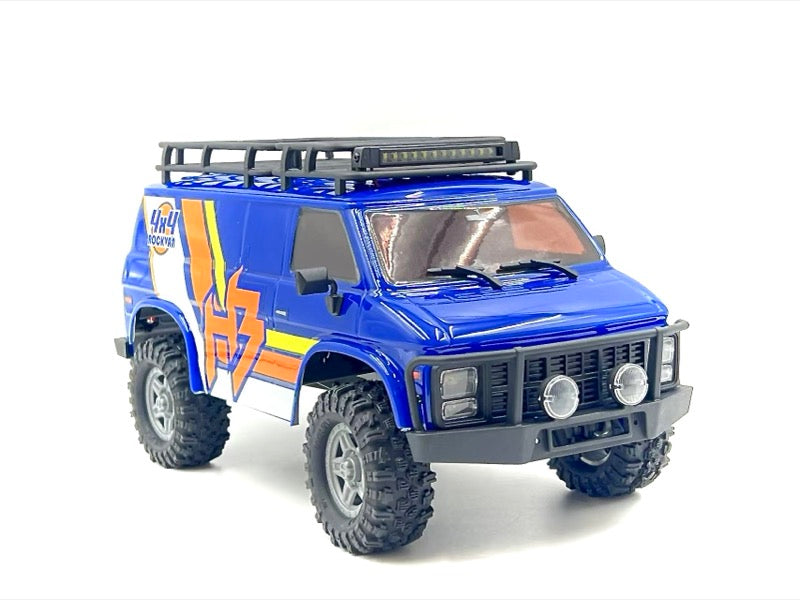 Hobby Plus CR18P EVO-V2 Rock Van 1/18 Crawler PNP (Bleu)