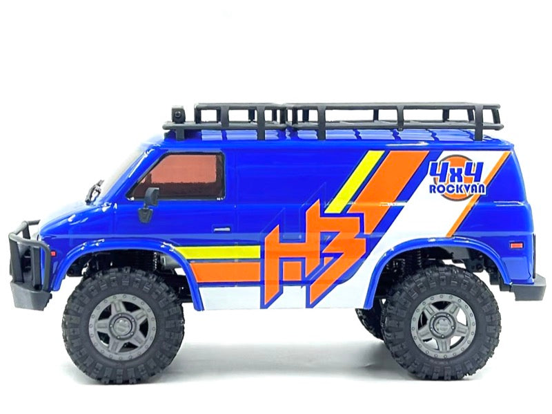 Hobby Plus CR18P EVO-V2 Rock Van 1/18 Crawler PNP (Bleu)