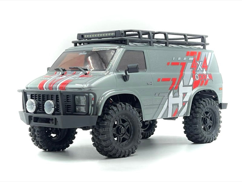 Hobby Plus CR18P EVO-V2 Rock Van 1/18 Crawler PNP (Gris)
