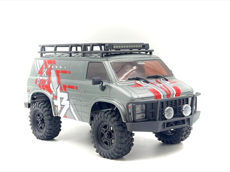 Hobby Plus CR18P EVO-V2 Rock Van 1/18 Crawler PNP (Gris)