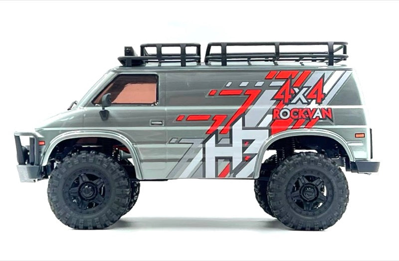 Hobby Plus CR18P EVO-V2 Rock Van 1/18 Crawler PNP (Gris)