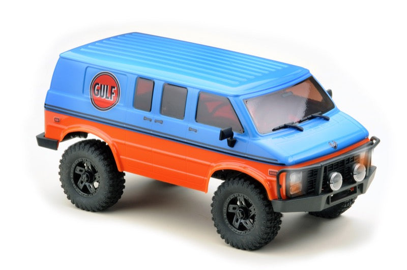 Hobby Plus CR18P EVO Rock Van V2 1/18 Crawler PNP (Bleu/Orange)