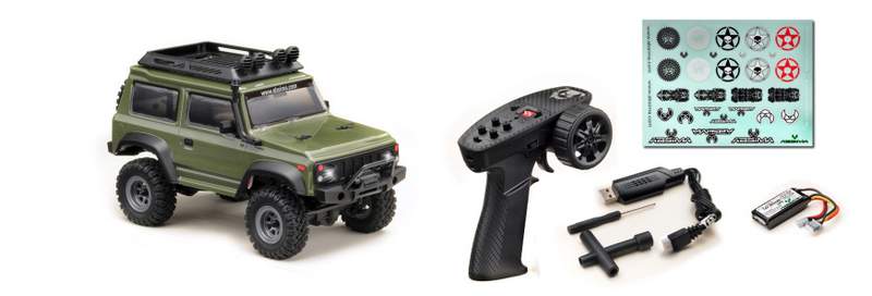 Hobby Plus CR24 Jimny 1/24 Crawler PNP (Vert)