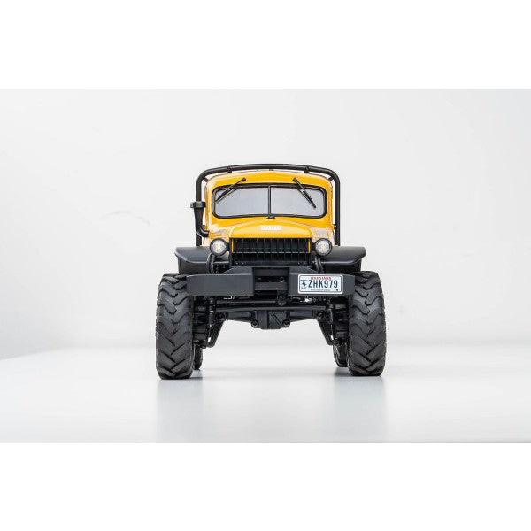 FMS FCX24 Power Wagon V2 1/24 Crawler PNP (Geel)