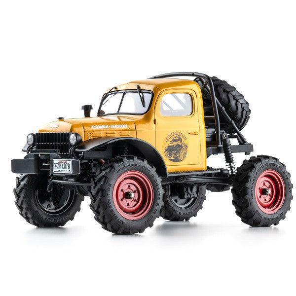 FMS FCX24 Power Wagon V2 1/24 Crawler PNP (Geel)