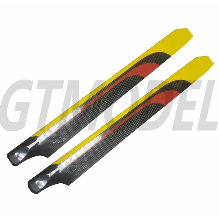 1~2Pair 600/700mm Main Blade Propeller (4mm Koolstofvezel) Onderdeel KDS 