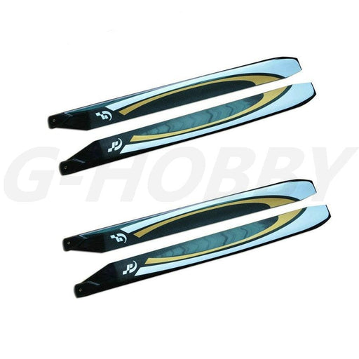 1~2Pair 610mm Main Blade Propeller (4mm Koolstofvezel) Onderdeel GT tow pairs 