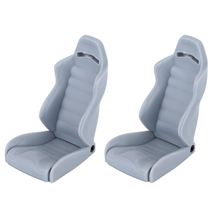 1-2PCS Simulation Racing Seat for 1/10 Crawler (Plastic) Onderdeel Injora 2PCS Grey 