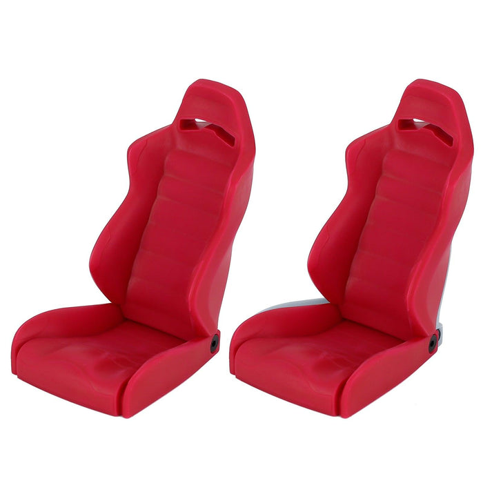 1-2PCS Simulation Racing Seat for 1/10 Crawler (Plastic) Onderdeel Injora 2PCS Red 