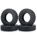1-4PCS Wheel Tires 22/25mm for 1/14 Truck (Rubber) Band en/of Velg Yeahrun 25mm 4Pcs 