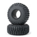 1.9" Beadlock Wheel Rims Tires for 1/10 Crawler (Aluminium+Rubber) Band en/of Velg Yeahrun 2Pcs Tires 